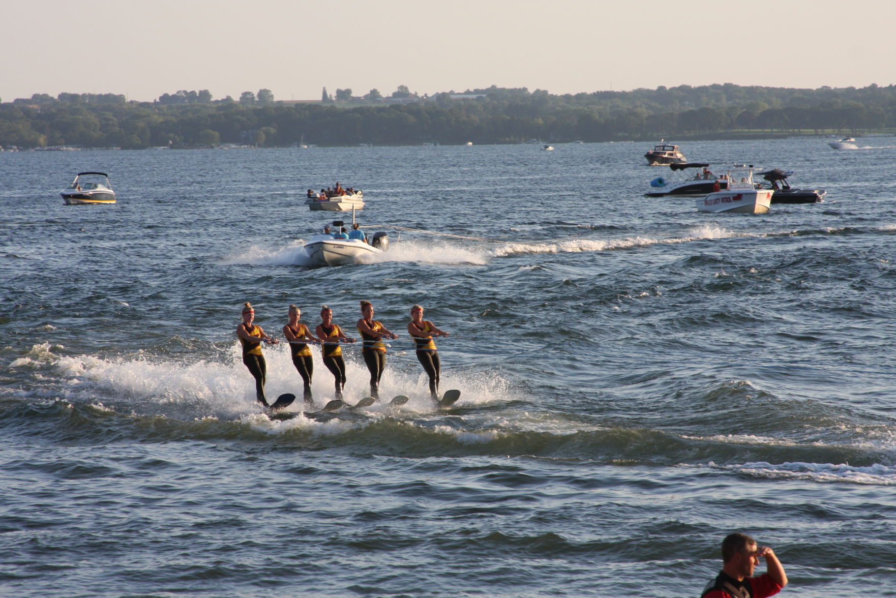 Lake Geneva Venetian Night water ski show